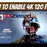 How to get 4K 120fps 120hz on PS5 Cold War using Samsung QLED TV 8K