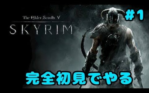 【The Elder Scrolls V: Skyrim】完全初見でスカイリムやる #1