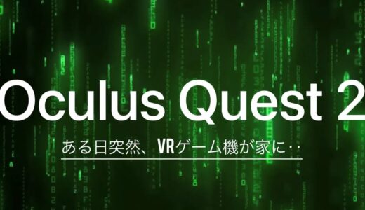 Oculus Quest 2  ~ある日突然、VRゲーム機が家に‥〜