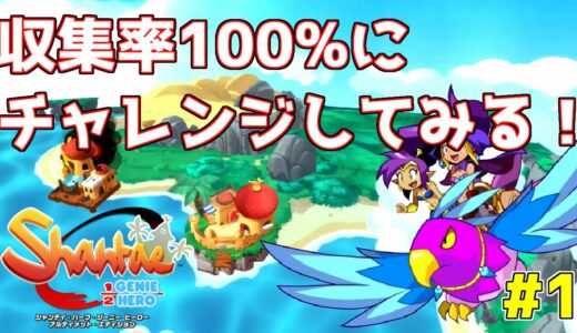 シャンティ ハーフ ジーニー ヒーロー(Shantae: Half-Genie Hero)収集率100%クリアを目指して攻略実況プレイ #1【スイッチ】