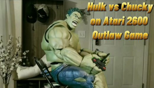 Hulk vs Chucky argue Atari 2600 Outlaw #atari #marvel #chucky #chucky #hulk #shorts #marvelstudios