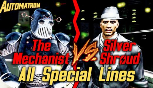 Fallout 4 Automatron DLC - The Mechanist vs Silver Shroud - All Special Lines (Spoilers, duh)