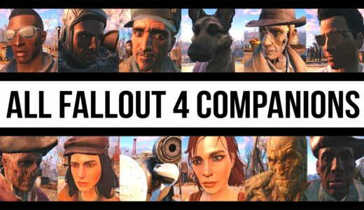 FALLOUT 4 - ALL COMPANIONS Complete Guide - Every Follower Available
