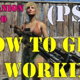 Fallout 4: How to get my Companion mod working on PS4