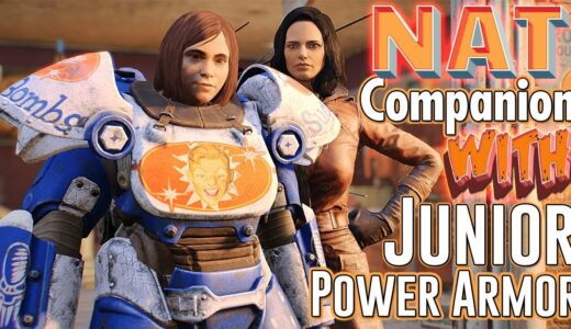 Fallout 4 - NAT COMPANION - Junior Power Armor - Recruit Nat & Piper As Companion and Quest Mod