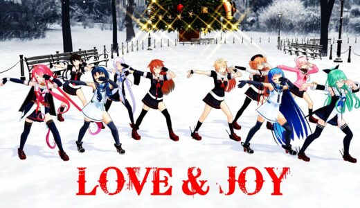 【MMD艦これ】 LOVE&JOY - 白露型全員 【UW4K】 (Sub. JP. EN. CH.)