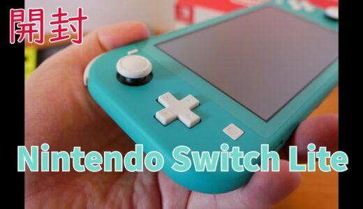 【ゲーム機紹介】Nintendo Switch Lite 開封＆レビュー【ニンテンドースイッチライト】