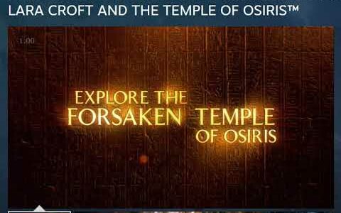 Steamにて期間限定で無料配布！！　LARA CROFT AND THE TEMPLE OF OSIRIS