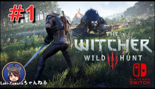 【Switch】WITCHER3をプレイしていく！