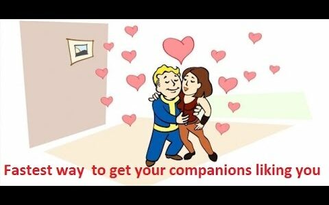 Fallout 4: fastest way to get your companions  to max like/affinity ,no glitches!