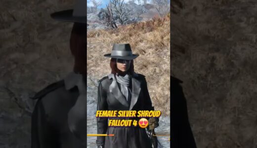 Female SILVER SHROUD in Fallout 4 😍