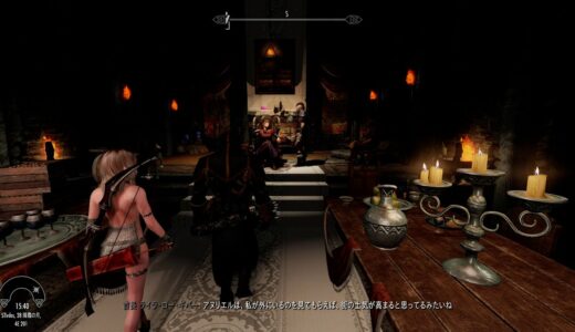 (400 Over Mods：1440p) Skyrim SE -  006　リフテン-ミストヴェイル砦内部