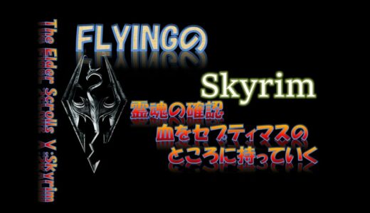 【スカイリム】#345 霊魂の確認 血をセプティマスのところに持っていく  The Elder Scrolls Ⅴ: Skyrim