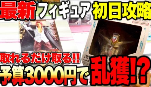 【クレーンゲーム】最新プライズフィギュア登場初日に攻略！予算3000円で乱獲！？#ドラゴンボール #ワンピース #ガンダムSEED #橋渡し設定 #UFOキャッチャー #クレーンゲーム