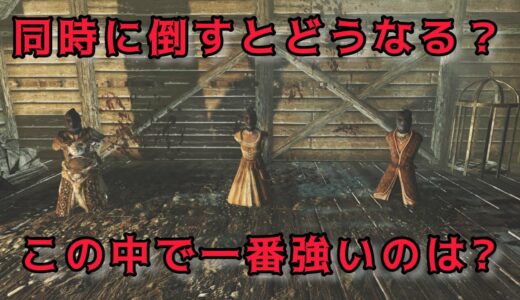 【スカイリム】闇の一党が用意した捕虜3人と・・【字幕】