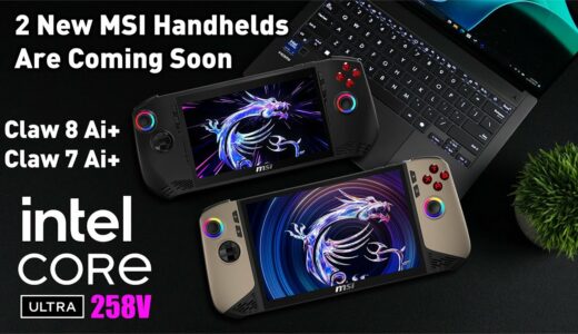 MSI Just Revealed 2 New Handhelds! Claw 8 Ai+ And The Claw 7 Ai+