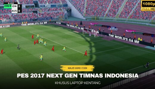 GAME BOLA RINGAN🔥KHUSUS LAPTOP KENTANG SETARA PS3 | PES 2017 UPDATE SEASON 2025 NEXT GEN !!