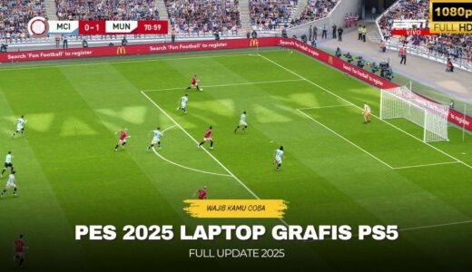 GAME BOLA TERBAIK🔥PES 2025 KHUSUS LAPTOP GRAFIS PS5 !! - PREMIER LEAGUE [eps1]