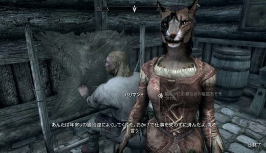 Skyrim_おつかい（主音声無し）　バリマンドさまと従者のアイテム付呪