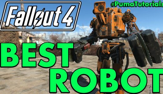 FALLOUT 4: Best and Ultimate Melee Robot/Automatron Companion Build #PumaTutorials