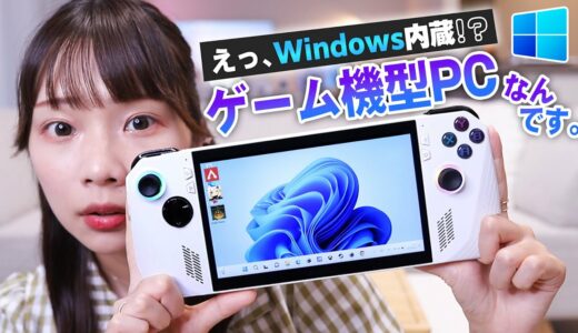 【ROG ALLY】windowsOSを内蔵した携帯ゲーム機を開封＆ゲームプレイしてみた！！【自腹購入】