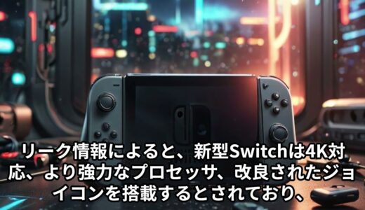 任天堂、次世代ゲーム機「Switch 2」の発表を予告