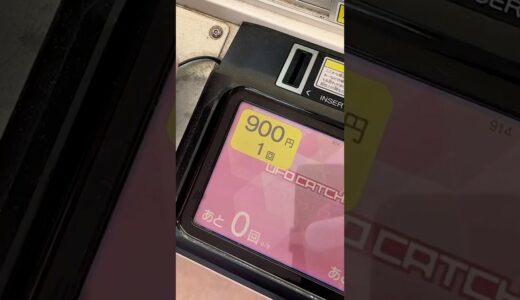 900円で1回のクレーンゲーム！？ #ゲームセンター #クレーンゲーム #ゲーセン #ufoキャッチャー