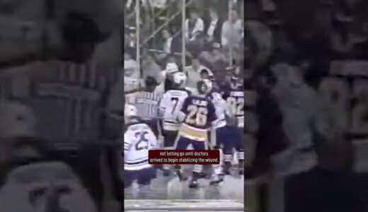 Ice Hockey's Darkest Moment Caught on LIVE TV #shorts
