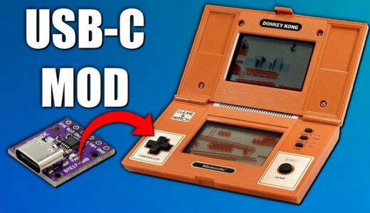 Game & Watch USB-C MOD: He adaptado con un USB-C el clásico G&W de Donkey Kong ¿sacrilegio?