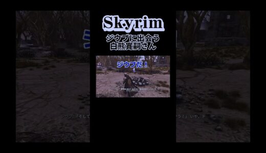 【スカイリム】「聞いたことある名前だなぁ」→本人wwwwwww【白熊寛嗣さん】#shorts #skyrim