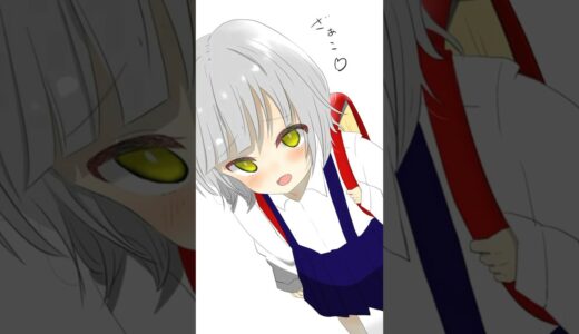 お友達のこまちゃん幼女にした！！#タイムラプス