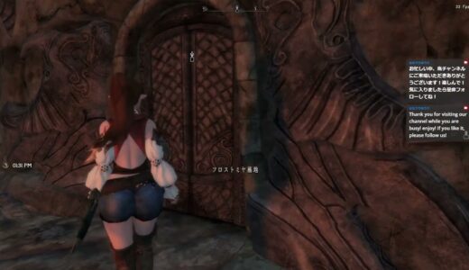 [Skyrim SE] #5 大学クエストのために魔法スキル上げ [MOD600+] Raise the magic skill level