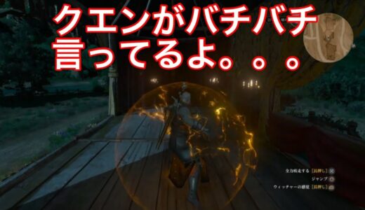高印力の熊流派伝説級のクエンが凄い ウィッチャー３