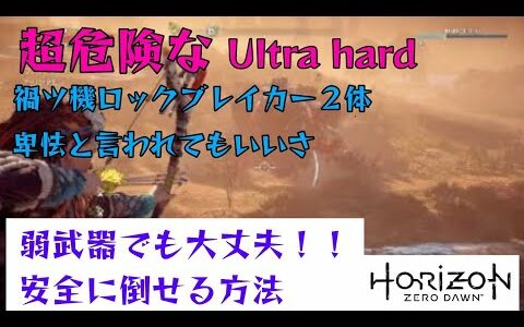 [弱武器でもいい]禍ツ機ロックブレイカーを倒せます　Horizon Zero Dawn