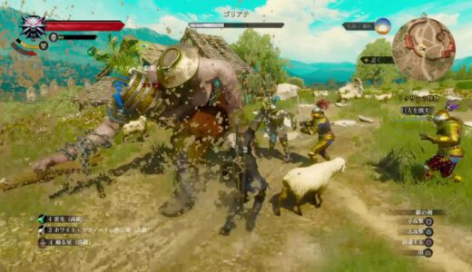 ゴリアテ 攻略 【ノーダメージ/デスマーチ】ウィッチャー3 DLC "血塗られた美酒"  【The Witcher 3: Wild Hunt  “Blood & Wine” 】